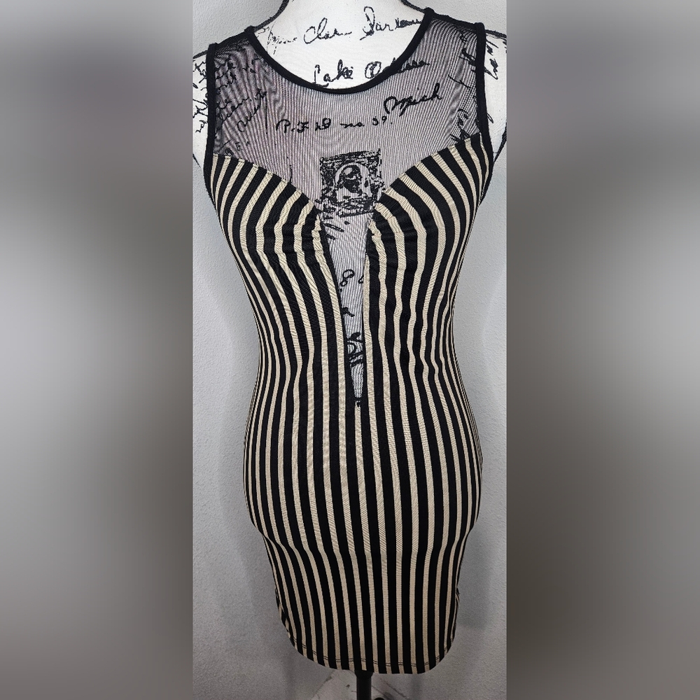 Forever 21 Striped Mini Dress Women's Medium
